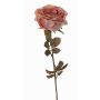 Rosa artificial NAJMA, aspecto seco, rosa palo, 65cm, Ø10cm