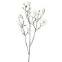 Rama artificial de magnolia NELKA, blanca, 125 cm