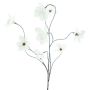 Rama decorativa de magnolia MAZANA, color crema, 125 cm