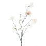 Rama decorativa de magnolia MAZANA, blanco-rosa, 125 cm