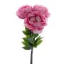 Ramo de flores de tela de peonías DUDIL, rosa-fucsia, 50 cm