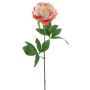 Peonía artificial TALFY, rosa-melocotón, 65 cm, Ø 10 cm