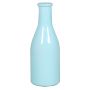 Botella de vidrio ANYA, azul claro, 18cm, Ø6,5cm