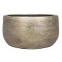 Cuenco de cerámica AGAPE con grano, oro, 14cm, Ø28cm