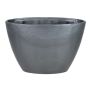 Maceta ovalada de cerámica para orquídeas RODISA, gris oscuro, 32x14,5x22,5cm