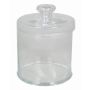 Tarro de almacenamiento MAIBAS con tapa, transparente, 21cm, Ø16cm