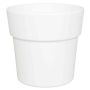 Maceta para orquídeas MARIVAN, cerámica, blanco-mate, 12,5cm, Ø13,5cm