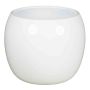 Maceta de cerámica para flores KARADSCH, blanco, 17cm, Ø21cm