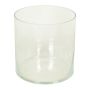 Vaso para velas cilíndrico SANSA OCEAN, transparente, 25cm, Ø24,8cm