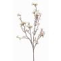 Rama de flores de cerezo artificial PALS con flores, blanco y rosa, 95 cm
