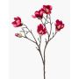 Magnolia artificial ANEU, rosa fuerte, 65 cm, Ø 7-8 cm