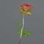 Ranúnculo artificial ELORIO, rosa-verde, 50 cm, Ø 10 cm