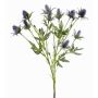 Rama decorativa de cardo noble CUACOS, azul, 70 cm, Ø 2-3 cm