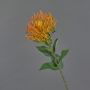 Flor artificial «Protea HERVAS» para alfiletero, naranja, 70 cm, Ø 12 cm