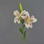 Flor artificial de lirio tigre NAVIA, rosa-crema-blanco, 90 cm, Ø 18-20 cm