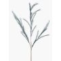 Rama decorativa de hierba plumosa con espigas YECORA, azul, 130 cm