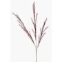 Rama decorativa de hierba pluma con panículas YECORA, rojo burdeos, 130 cm
