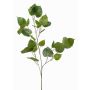 Rama artificial de Ficus religiosa ASCELLA con frutos, verde, 95 cm
