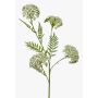 Rama artificial de milenrama THUBAN, color crema, 60 cm, Ø 6-7 cm