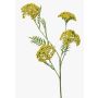 Rama artificial de milenrama THUBAN, amarilla, 60 cm, Ø 6-7 cm