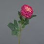 Rosa artificial «Kohl-Rose» CATINCA, rosa-fucsia, 60 cm, Ø 9 cm