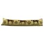 Cojín decorativo EMTIS con motivo de caballos, beige, 90 x 15 x 20 cm