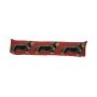 Cojín decorativo EMTIS con motivo de teckel de pelo duro, rojo, 90 x 15 x 20 cm