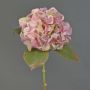 Hortensia artificial AMARILDO, rosa y amarillo, 50 cm, Ø 16 cm