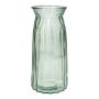 Jarrón de mesa RUBIE de cristal, verde-transparente, 24 cm, Ø 11 cm