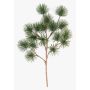 Rama decorativa de pino BEIKE, verde, 45 cm