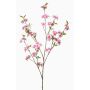 Rama decorativa de cerezo ornamental VERIANO con flores, rosa, 120 cm