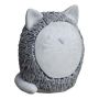 Figura de gato KAILUA de cemento, gris, 20x18x25cm