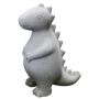 Figura de animal Dino T-Rex NIONA de cemento, gris, 26x13x31cm