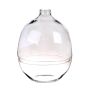 Botella con forma de globo MYRON de cristal, transparente, 26cm, Ø4,7cm/Ø19,5cm