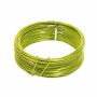Alambre de aluminio lacado en verde claro TANEA, 30m, Ø2mm