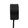 Cinta de satén doble VIPKE, negra, 50 m, 6 mm