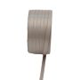 Cinta de raso doble VIPKE, gris topo, 50 m, 6 mm
