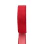 Cinta de organza roja OSNA, 50m, 10mm