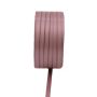 Cinta de satén doble VIPKE, rosa antiguo, 50 m, 3 mm