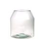 Farol de vidrio GUNNAR, vidrio ecológico, transparente, 14cm, Ø14cm