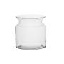 Macetero de cristal HANNA AIR, transparente, 15cm, Ø11cm/Ø15cm