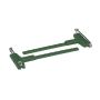 Alfileres de flor para boda TIBANA con soporte de plástico, 25 unidades, verde, 6,4 cm