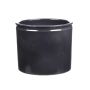 Maceta de cerámica ALCHIBA, antracita, 12,5cm, Ø14cm