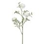 Rama de crisantemo artificial FALTON, blanco, 55 cm
