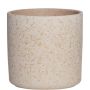 Maceta de cerámica ARAYA, moteada, beige, 10cm, Ø10cm