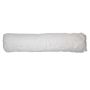 Suave tapón para puertas ARIFA con aspecto de piel de oso, blanco, 90 x 20 x 15 cm