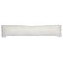 Cortacorrientes mullido ARIFA de tejido de peluche, blanco, 90 x 20 x 15 cm