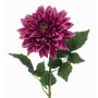 Flor artificial de dalia ZELRAN, malva, 70cm, Ø15cm