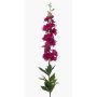 Flor artificial del delfinio ROSELINE, rosa chillón, 90 cm, Ø 10 cm
