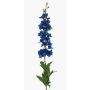 Flor artificial de espuela de caballero ROSELINE, azul oscuro, 90 cm, Ø 10 cm